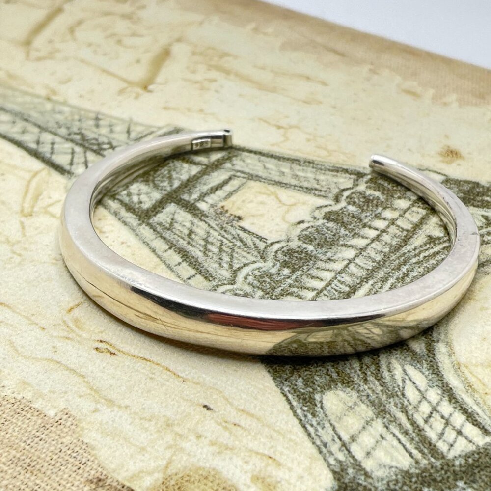 Sterling Silver Cuff Bracelet 13.85 Grams!